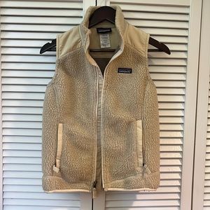 Patagonia | Size Small, Women’s Tan/Cream Polar Fleece Vest
